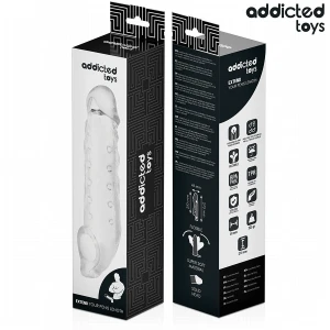 ADDICTED TOYS - EXTENSION DE PÃNIS TRANSPARENTE TAILLE S 23 CM